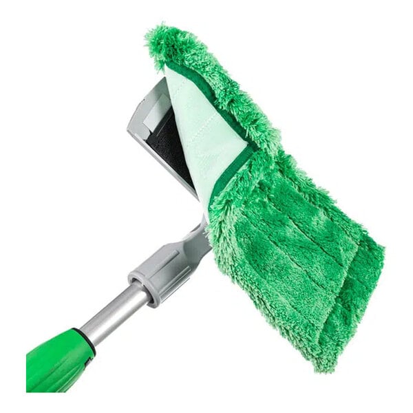 Unger PHW20 11 1/2" Green Microfiber Washing Pad
