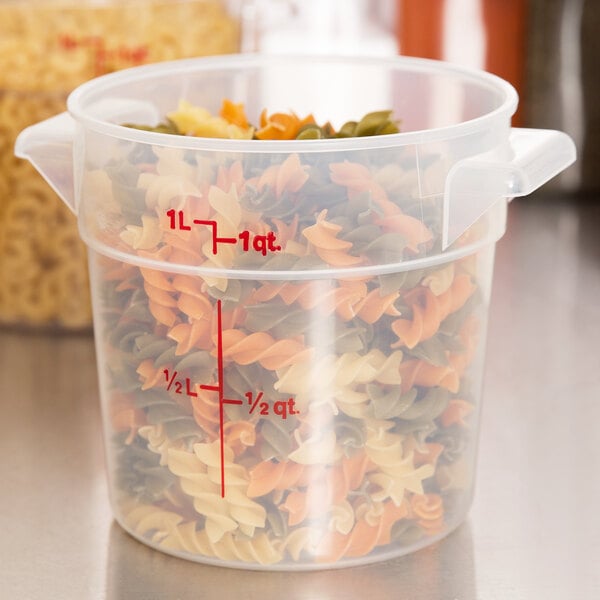 Cambro Clear Plastic Container (17 Gallon)