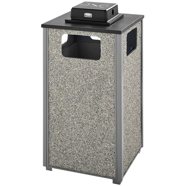 Rubbermaid FGR18WU2000PL Aspen Ash/Trash Gray with Dove Gray Stone ...