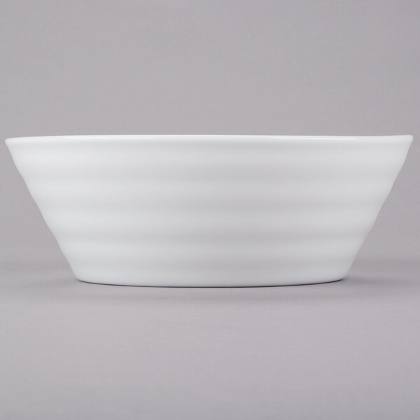 A 10 Strawberry Street white porcelain cereal bowl.