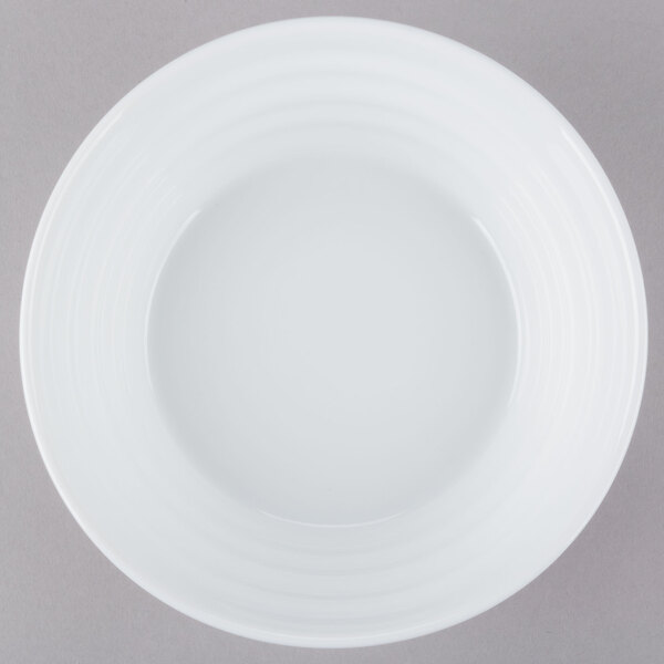 A white 10 Strawberry Street Swing porcelain cereal bowl.