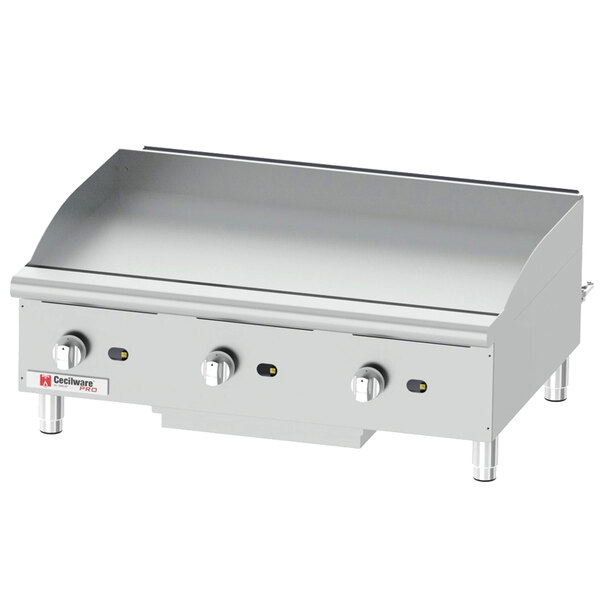 three burner griddle