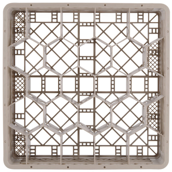 A small, round, white melamine sauce dish.