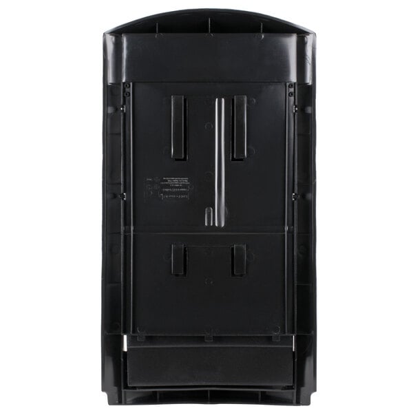 A black rectangular Rubbermaid Landmark windshield washing kit with a lid.