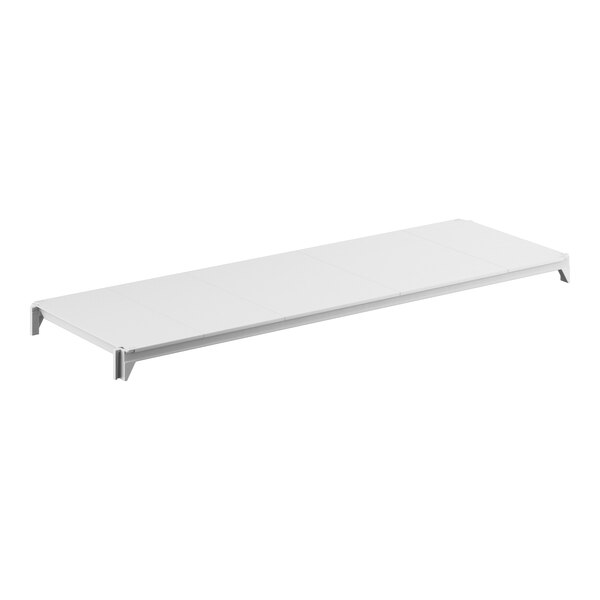 A white rectangular Cambro Premium shelf.