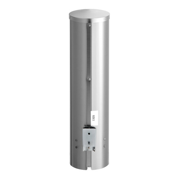 San Jamar C3450SS Pull-Type Stainless Steel Wall Mount 8 - 24 oz. Water Cup Dispenser