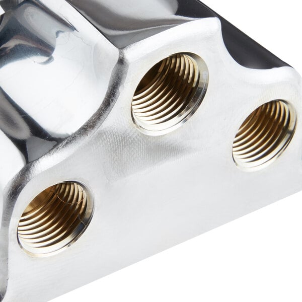 T/&S Brass B-0502 Floor Mount Double Pedal Valve