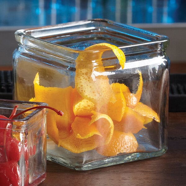 Glass Jar with Glass Lid (1 Gallon) - WebstaurantStore