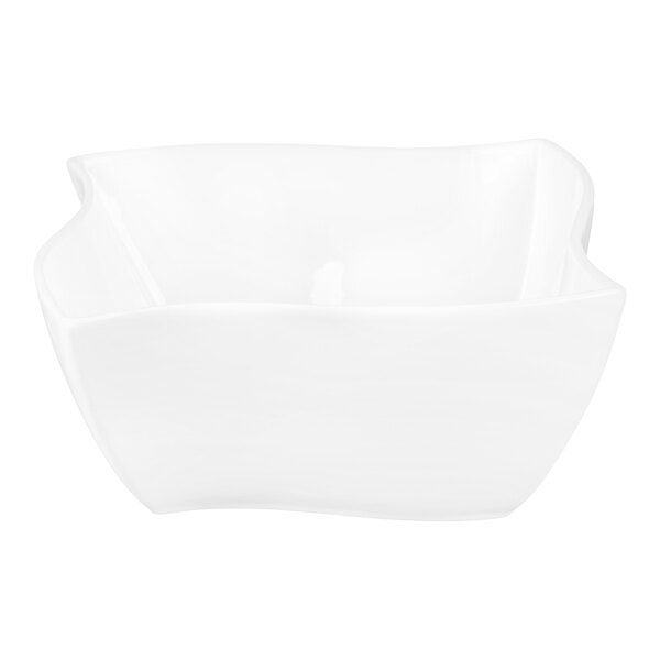 American Metalcraft Prestige 2.34 Qt. Wave Porcelain Bowl