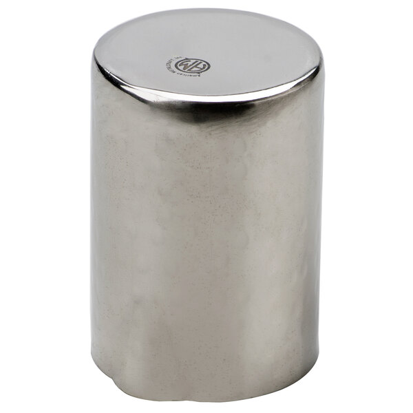 An American Metalcraft stainless steel hammered creamer.