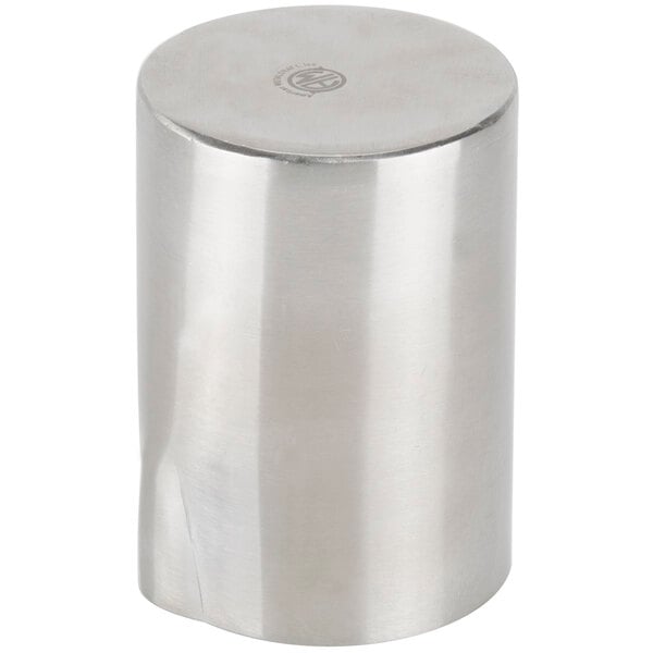 An American Metalcraft stainless steel creamer with a satin finish.