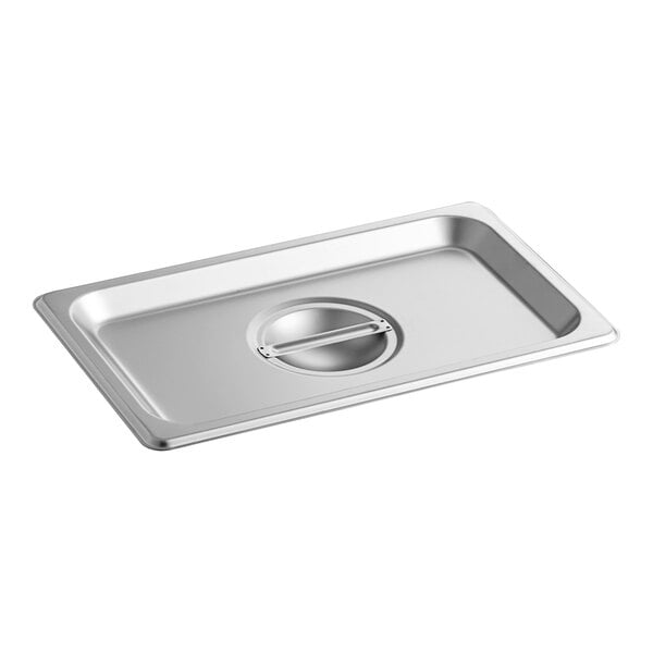 Winco SPSCQ Solid 1/4 Size Steam Table Pan Cover