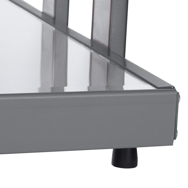 A close-up of a Hatco countertop buffet warmer with a granite top.