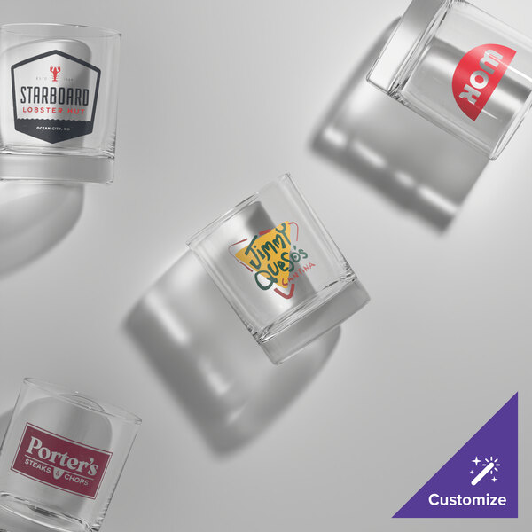 Arcoroc 53232 Aristocrat 14 oz. Customizable Rocks / Double Old Fashioned Glass by Arc Cardinal - 36/Case