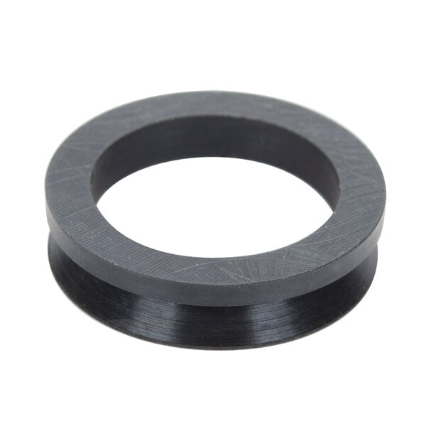 A black circular rubber ring.