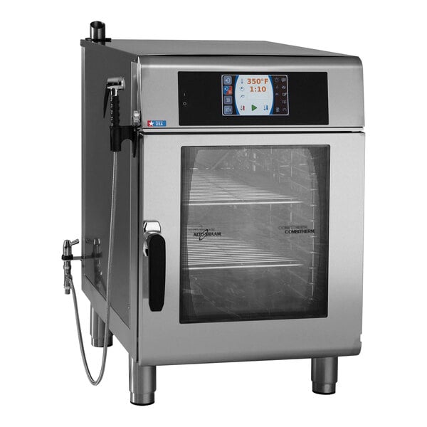 An Alto-Shaam Combitherm CT Express electric oven with a digital display.