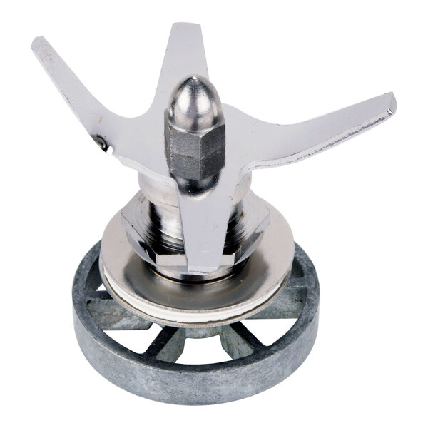 A Waring stainless steel blender blade assembly.
