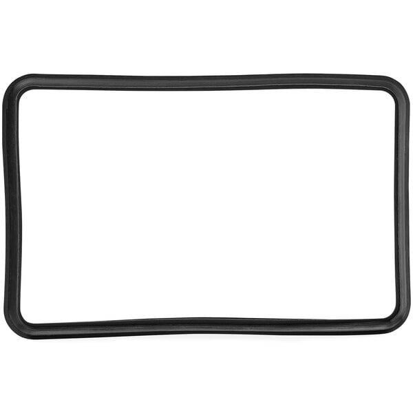 A black rectangular door gasket for a convection oven.