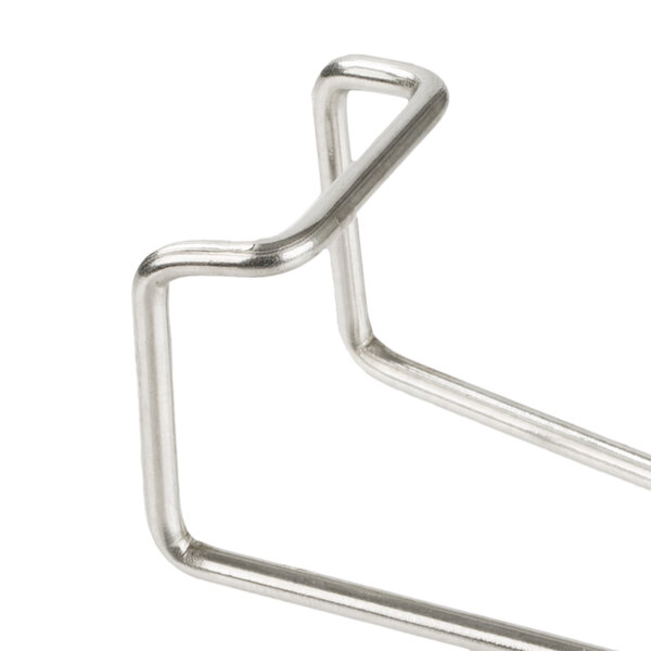 A metal wire clip with a handle for a Hamilton Beach commercial blender.