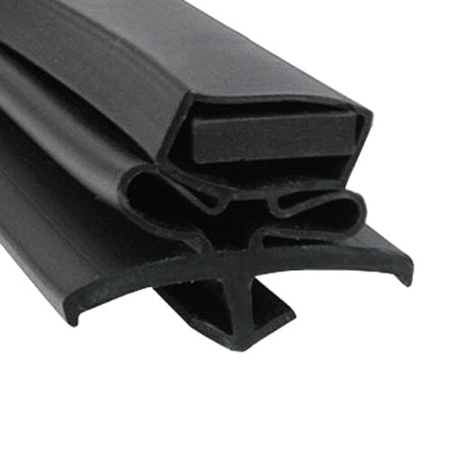 A close-up of a black rubber True Magnetic Drawer Gasket.
