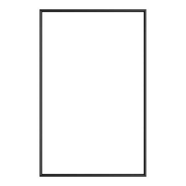 A rectangular magnetic door gasket with a black border, measuring 19 5/8 inches by 31 1/4 inches.