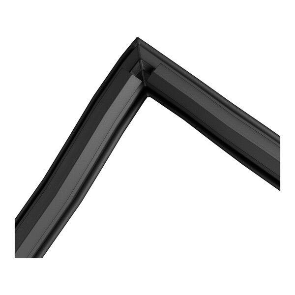A black magnetic door gasket with dimensions of 19 5/8 inches by 31 1/4 inches.