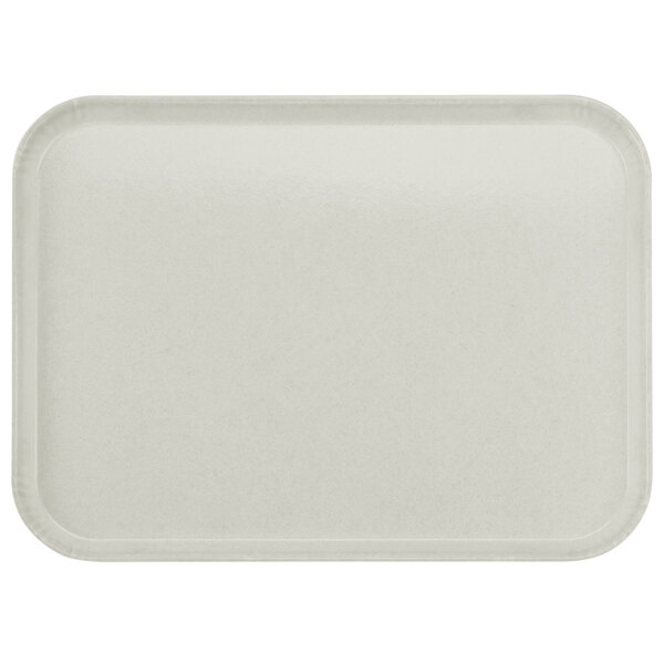 A white rectangular Carlisle Glasteel tray.