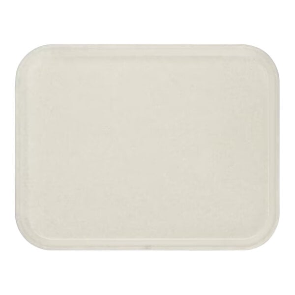 A rectangular, natural-colored fiberglass tray with rounded corners.