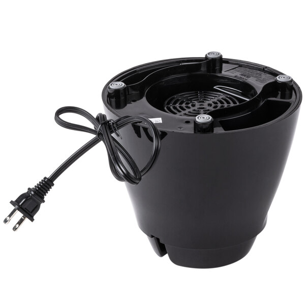 A black Proctor Silex blender with a cord.