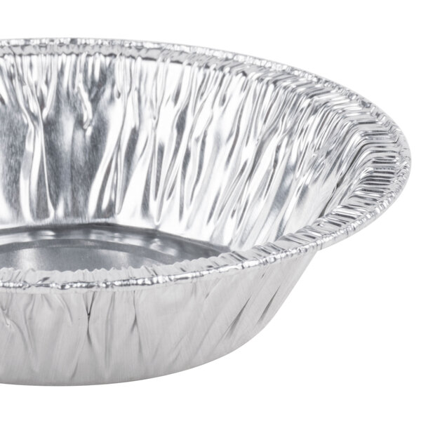 D&W Fine Pack B16 4 7/8" Foil Tart Pan 1 1/4" Deep 125/Pack