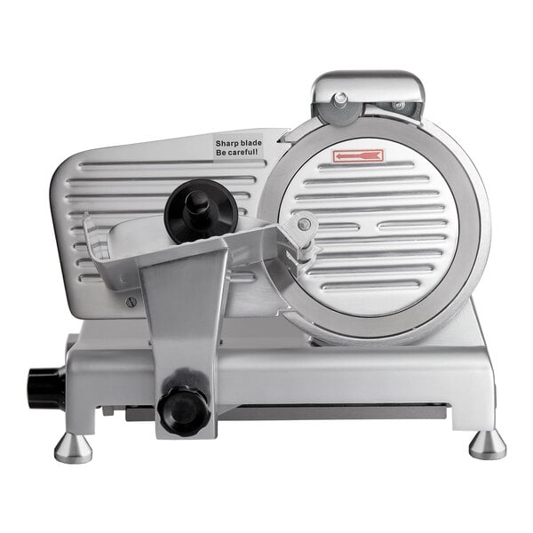 9 Manual Gravity Feed Meat Slicer Semi-Automatic Commercial