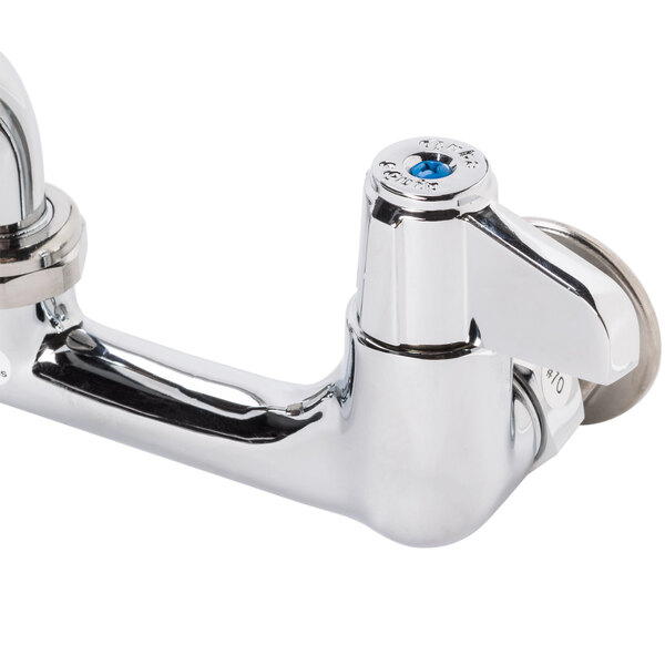 a close up of a faucet
