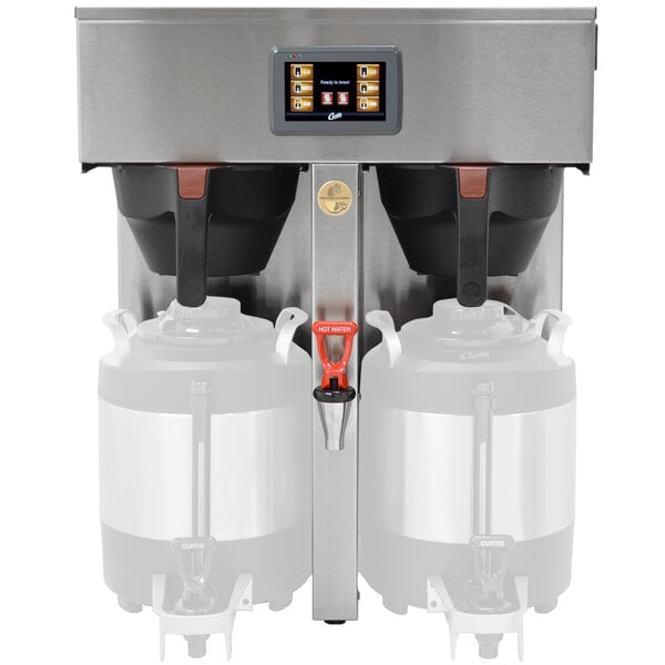 A Curtis ThermoPro coffee machine with two containers on top.
