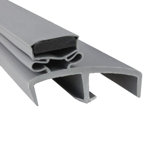 A close-up of a grey plastic Victory magnetic door gasket.