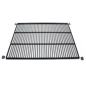 a close-up of a grill