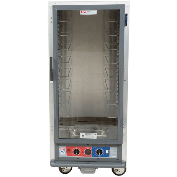 A Metro C5 non-insulated heated proofing and holding cabinet with a clear door.