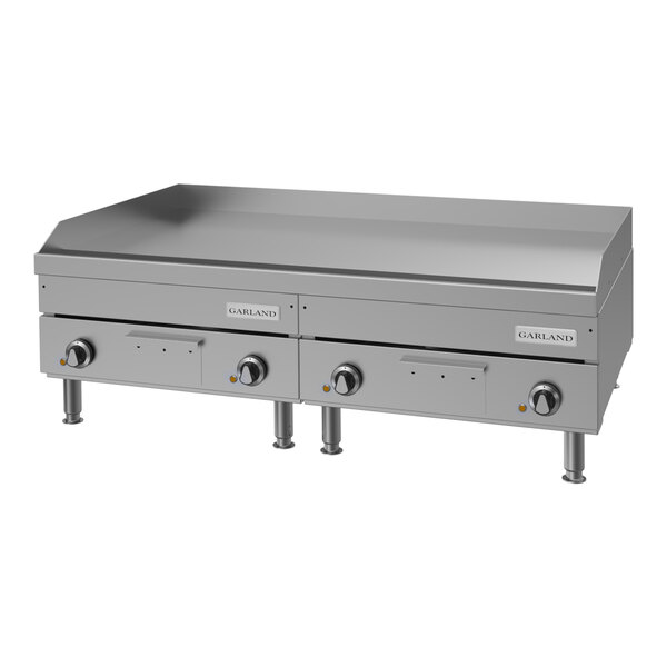 Garland E24-48G 48" Heavy-Duty Electric Countertop Griddle - 208V, 1 Phase, 16 kW