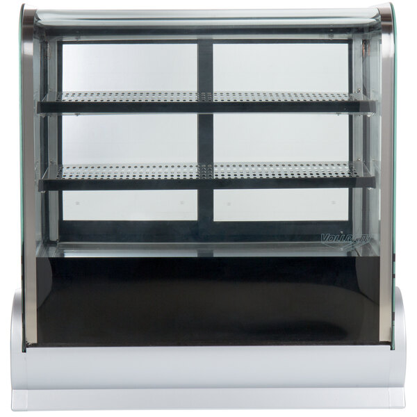 Vollrath 40863 48" Cubed Glass Refrigerated Countertop Display
