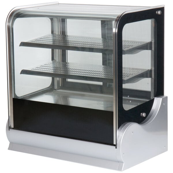 Vollrath 40863 48 Cubed Glass Refrigerated Countertop Display