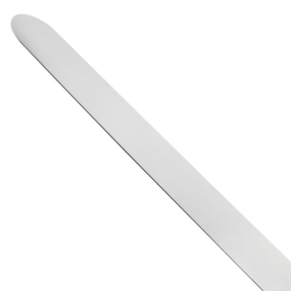 A Thunder Group baking / icing spatula with a wood handle.