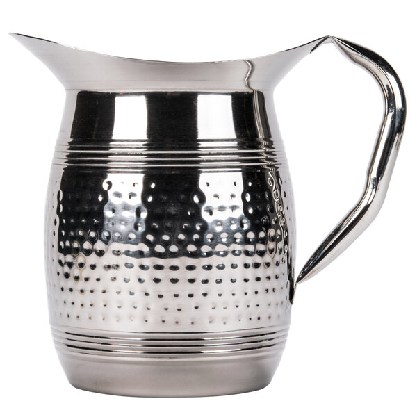 American Metalcraft Hmwp97 3 Liter Bell Water Pitcher Hammered Water Pitcher Hammered Stainless Steel Image Preview Main Picture