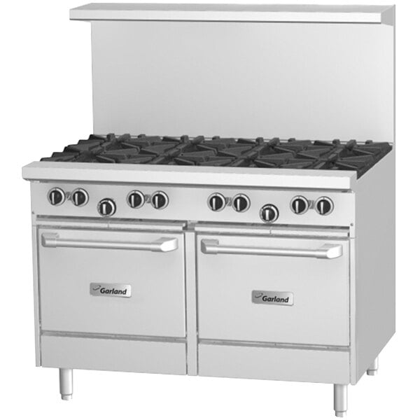 Garland G48 8ll Liquid Propane 8 Burner 48 Range With Two