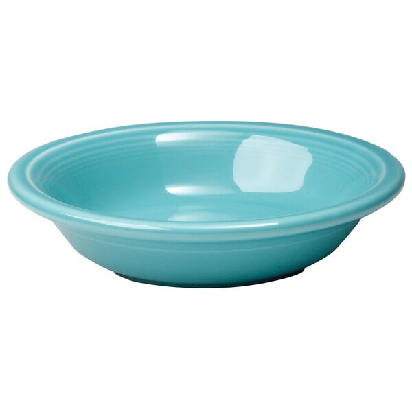 A turquoise Fiesta china monkey dish.