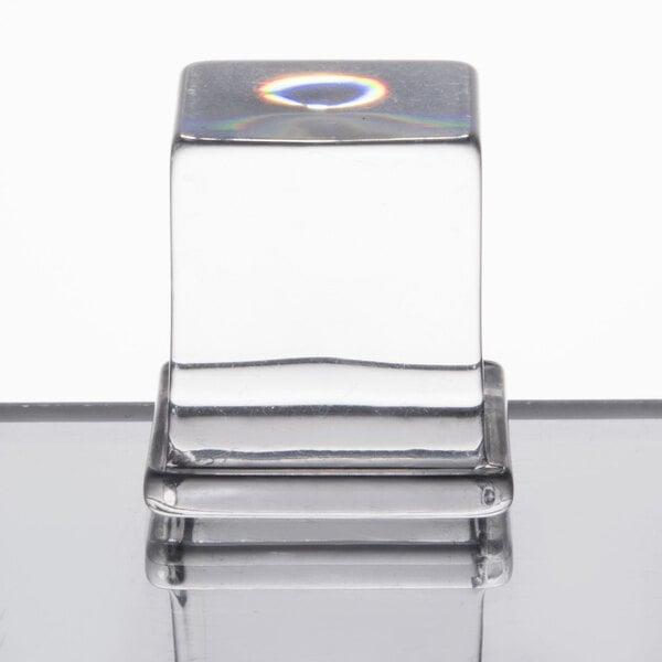 A Scotsman Prodigy Plus medium cube ice machine on a reflective surface.