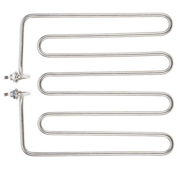 A set of four stainless steel heating elements for a Carnival King DFC4400 Funnel Cake / Donut Fryer.