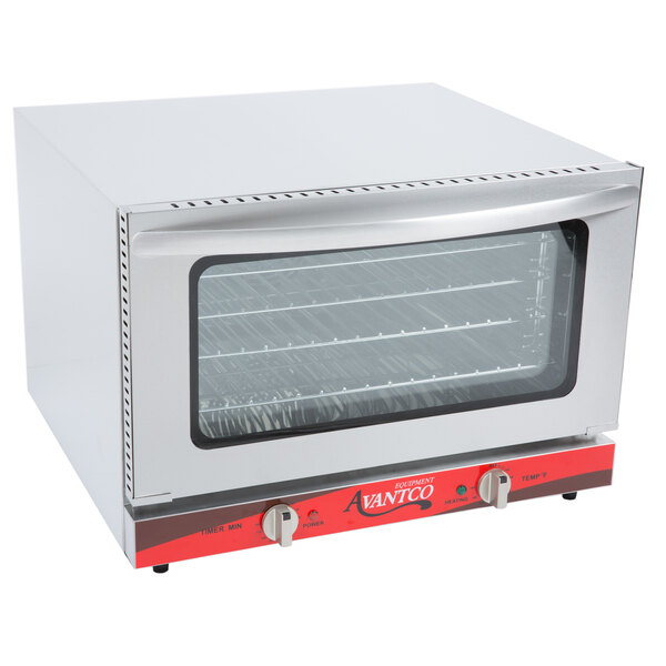 Avantco Co 16 Half Size Countertop Convection Oven 1 5 Cu Ft