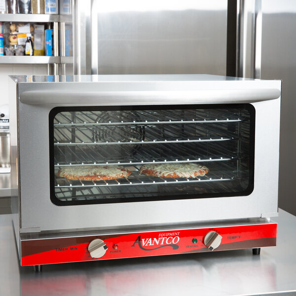 Avantco Co 16 Half Size Countertop Convection Oven 1 5 Cu Ft