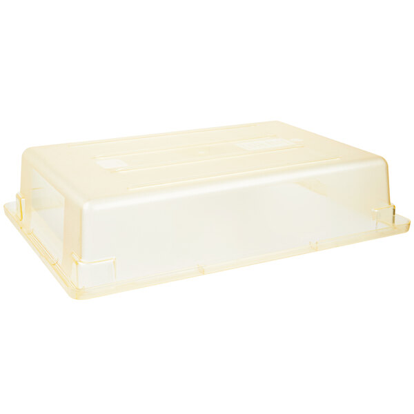 Carlisle 10621C22 StorPlus Yellow Food Storage Box 26" x 18" x 6"