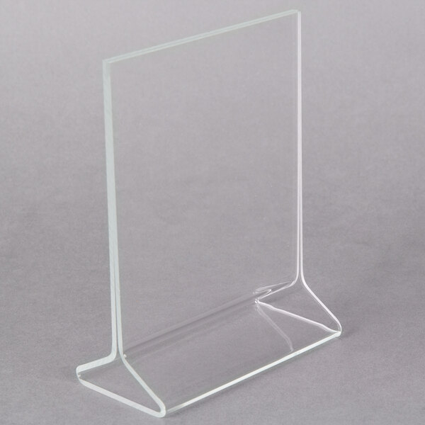Cal-Mil 521 Classic Standard 4 1/4" x 5 1/2" Acrylic Displayette