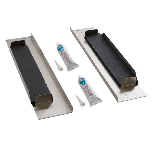 A Scotsman KBT27 adapter kit with tools and tubes on a metal tray.